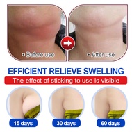 6PCS สมุนไพรจีน Lymphatic Detox แพทช์ 8 ชิ้น/ถุง Skin Care Anti-บวมพลาสเตอร์สำหรับรักแร้คอ Lympha TG