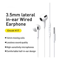 Baseus C17 หูฟัง Type-C & H17 ios Encok Type-C lateral in-ear Wired Earphone With Mic For Smart Phon