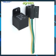 AG> 12V DC 4 Pin Car Automotive Fused Relay 40A Normally Open Relais 40A Fuse with 4pin/5Pin Backres