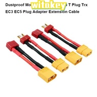 WITAKEY Plug Adapter Extension, 10 Styles Soft Silicone XT60 to T Plug,  Dustproof Moistureproof Trx