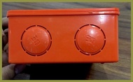 ◫ ✉ ◆ PVC Orange Utility Box/Junction Box With Cover