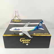 GeminiJets G2ASA830 1: 200 Alaska Airlines A319 N530VA Alloy Model
