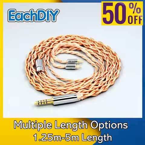 Graphene 7N OCC Shielding Coaxial Mixed Earphone Cable For 0.78mm BA Westone W4r UM3X UM3RC JH13 Hig