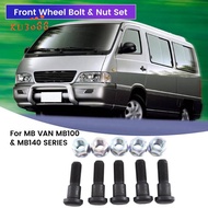 Car Front Wheel Bolt &amp; Nut Set Accessories Component for MB VAN MB100 &amp; MB140 SERIES 6613563271 6614013372