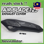 HONDA AIR BLADE125 REAR EXHAUST PROTECTOR (BLACK) MUFFLER EKZOS PIPE PROTECTOR COVER AIRBLADE125 AIR