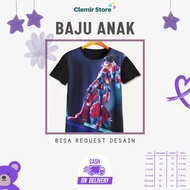 3D Kids T-Shirt | 3D T-Shirt Printing Shirt - Unofficial Malaysian Cartoon Machamato V3 Children's S