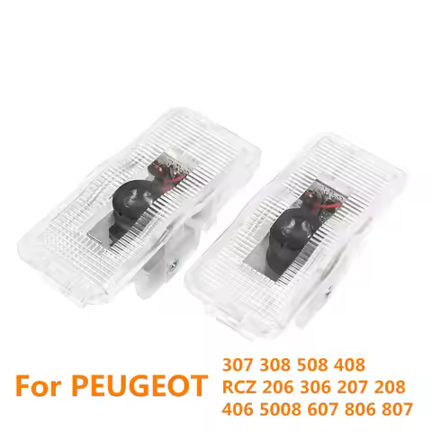 For PEUGEOT 307 308 508 408 RCZ 206 306 207 208 406 5008 LED Car Door Welcome Light Logo Ghost Shado