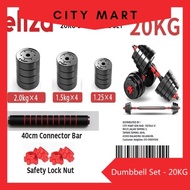 Eliza Bumper Dumbbell Set - 20KG