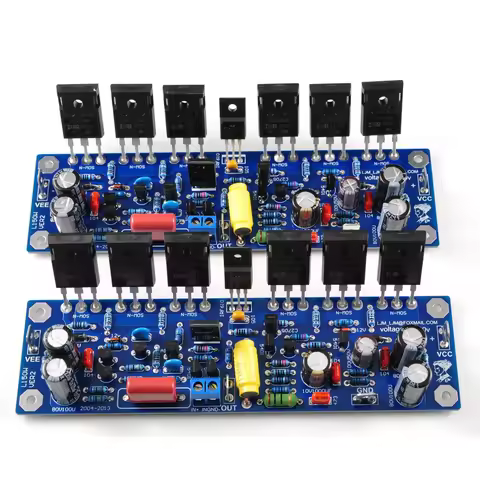 LJM L150W Stereo MOSFET IRFP250 Amplifier Board 200W 8R 2-Channel AMP