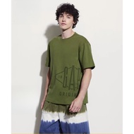 Men Women Same Style Ready Stock Round Neck GAA Large Side logo Printed Short-Sleeved T-Shirt 6789