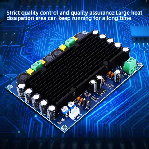 2‑Channel Digital Volume Control Amplifier Module Board XH‑M546 TPA3116D2 High Power Potentiometer f