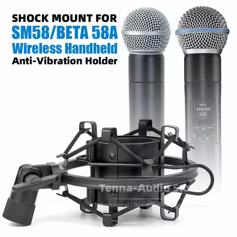 Compatible With Shure SM58 BETA 58A SLX 2 BLX ULX SM 58 Beta58A Wireless Microphone Spider Shock Mou