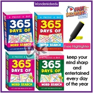 365 Word Search Puzzles | Word Search Book for Adults | Word Game | Brain Boosting | Puzzle Book