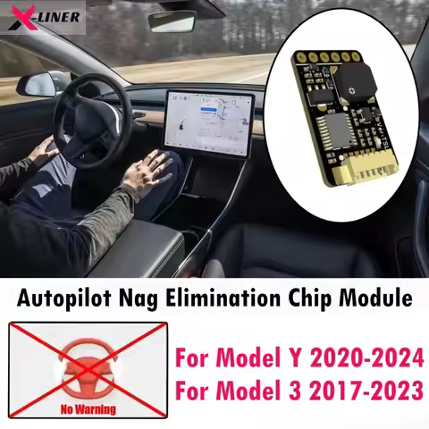 AP Assist Auxiliary Chip For Tesla Model Y Model 3 2017-2023 Autopilot Nag Elimination Module Not Fi