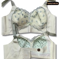 46D 48D No Iron Bra Span Soft Lace Wireless Underwear Without Wire plus size