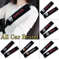 2pcs Car Logo Seat Belt Cover Car Interior Accessories Auto Goods for Lexus IS300H NX300H CT200H IS2