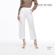 LOF-FI-CIEL Womans pants Jubili Ruffle กางเกงผู้หญิง ขายาว แต่งระบาย