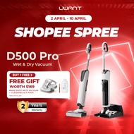 【BEST CHOICE】Uwant D500 / D500 Pro Wet and Dry Vacuum | Push-in Docking | 65°C Hot Air Dry | Ergonom