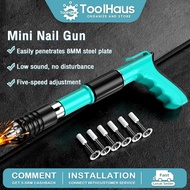 🔥FREE 300 Nails🔥Manual Steel Nail Gun Air Nail Gun With Heavy Duty Concrete Nail Gun Rivet Tool For 