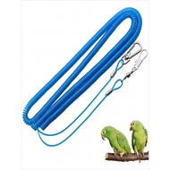 Parrot Bird Flight Training Leash Kit Tpu Wire Rope Bird Anti-bite Durable Training Rope Pet Bird Fl