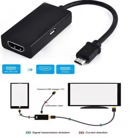 Micro USB To HDMI-Compatible MHL Adapter Converter Cable 1080P HDTV for Samsung Galaxy Nexus, Galaxy