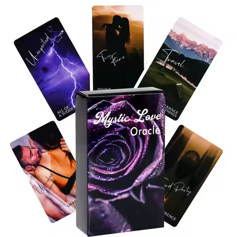 Mystic Love Oracle cards A 79 Tarot Card Board Game Party Mystical Tarot Divination Tools Table Taro