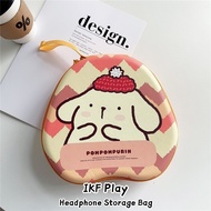 【Discount】For IKF Play Headphone Case Simple Cartoon Headset Earpads Storage Bag EVA Casing Box