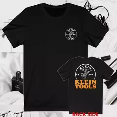 Klein Tools Est. 1857 Logo Black T-Shirt For Fan Size S to 5XL