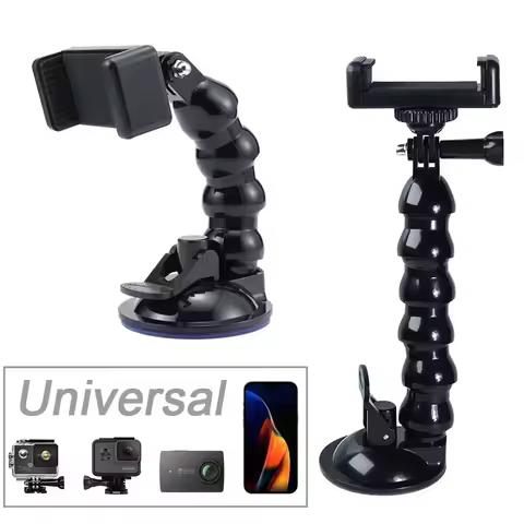 Car Bracket Glass Suction Cup Phone Holder Action Camera Sport Mount for Car Record Holder Stand Bra