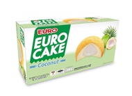 🥥Euro ยูโร่เค้ก 🥯 คัสตาร์ดเค้ก ยกกล่อง 12 ห่อ คัสตาร์ด รสชาติมะพร้าว อาหารว่าง ยูโร่ ขนม ย