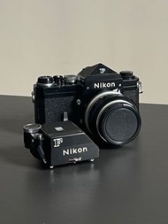 Rare Nikon F Photomic Black Paint + Nikkor S 50mm F1.4 + Nikon Eye Level Viewfinder + Nikon Photomic FTN Viewfinder Black [Near Mint]