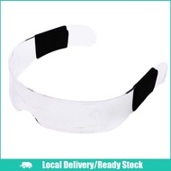 [Local Delivery]แว่นตาไฟ EL Wire Luminous แว่นตาไฟโนออนปาร์ตี้ LED Light Up Visor Eyeglasses