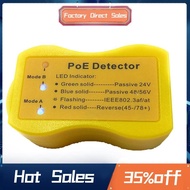 POE Detector Quickly Identify Power over Ethernet with RJ-45 POE Tester LED Display Passive
