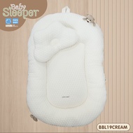 PAPA BABY เบาะนอนเด็ก ที่นอนเด็ก รุ่น BBL19 ที่นอนพร้อมหมอนหลุมเด็ก