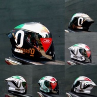 JS ARMOR MOTIF HELMET, SINGLE VISOR, ORIGINAL INTERCOM SLOT