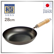 Riverlight Kiwami Japan Iron Frying Pan 28cm IH Oven Camp Compatible J1228