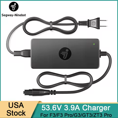 53.6V 3.9A Fast Charger Power Adapter Compatible with Segway Ninebot MAX G3, F3, F3 Pro, GT3, ZT3 Pr