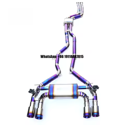 High Performance 2.5-3 Inch Catback Valvetronic Full Exhaust System for BMW E87 M2 Competition M2C E