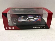 CM Model 1:64 合金 ferrari 488 GTB 銀色Martini