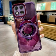 Honor x8b x8a 4G 2024 5g trường hợp trong suốt với vòng từ chủ Vỏ bọc cho honorx8b honorx8a honorx8 