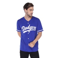 JERSEY HIPHOP KPOP BAJU BASEBALL High Quality LA Dodgers Biru Deep Blue Unisex