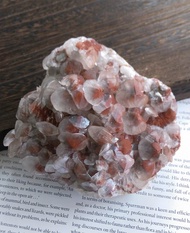 Calcite 湖北產地 紅方解石 奔馳方解石 二次結晶 天然礦石 原礦