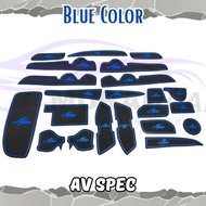 Perodua NEW ALZA 2025 2024 2023 2022 AV H X Interior Slot Mat Car Interior Anti Slip Slot Mat 1 Set
