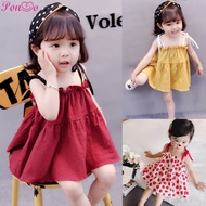 Baby Girl Dress Kids Summer Suspender Dresses [1-5Yrs] Sleeveless Princess Dress