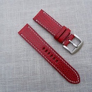 Dollaro大紅色 Isaac手工錶帶 一般款 applewatch 皆可訂製