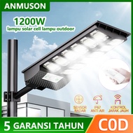 Anmuson solar light 1000W Always Bright modes+Sensor modes lampu jalan tenaga surya IP67 Waterproof 