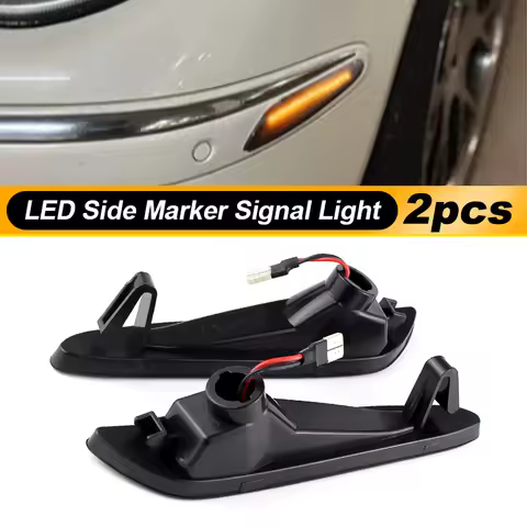 Dynamic Led Side Bumper Marker Blinker Signal Front Fender Light For Mercedes-Benz W211 E-Class E320