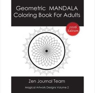 English Original Zen Mandala Coloring Book for Adults Relaxation Mandala Adult Relaxation Leisure Co