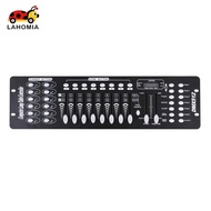 [lahomia] Dmx 512 DJ Light Controller 192 Channels Portable Durable Metal DJ Controller Panel for Wedding Night