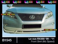 B1545 Lexus RX350 09-11 Fiber Front Skirt (MZ Speed) Body kit Bodykit